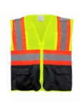 imagen de Global Glove FrogWear GLO-0036 Chaleco de alta visibilidad GLO-0036-L - tamaño Grande - Poliéster - Amarillo/verde reflectante - ANSI clase 2 - 02533
