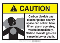 imagen de Brady B-302 Polyester Rectangle Yellow Chemical Warning Sign - 5 in Width x 3.5 in Height - Laminated - 106039