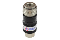 imagen de Coilhose 5-in-1 Safety Exhaust Coupler 150USE - 1/4 in FPT Thread - Chrome Plated Steel & Aluminum - 10754