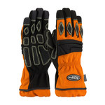 imagen de PIP AutoX Plus 911-AX9 Black/Orange Small Kevlar/Polyurethane Work Gloves - Synthetic Fingertips Coating - 10.2 in Length - 911-AX9P/S