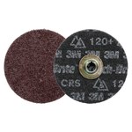 imagen de 3M Scotch-Brite TN Disco de acondicionamiento de superficies de cambio rápido 67151 - 4-1/2 pulg. - Cerámica con forma precisa - 120+ - Grueso