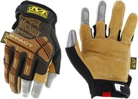 imagen de Mechanix Wear DuraHide M-Pact Marrón Pequeño Cuero Etiquetas frágiles - lfr-75-008