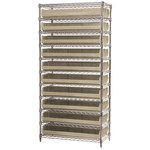imagen de Akro-mils Akrobin Sistema de estantería fijo AWS143630320 - Acero - 11 estantes - 12 gavetas - AWS143630320 STONE