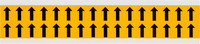 imagen de Brady 1520-ARO Etiqueta de marcado de flecha - 9/16 pulg. x 3/4 pulg. - Vinilo - Negro sobre amarillo - B-946