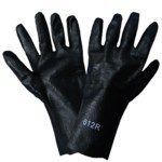 imagen de Global Glove Negro XL PVC Guantes resistentes a productos químicos - acabado Áspero - 816679-01684