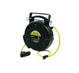 imagen de Reelcraft Industries LG Series Cord Reel - 65 ft Cable Included - Spring Drive - 15 Amps - 125V - Quad Outlet - 12 AWG - LG3065 123 9Q