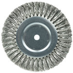imagen de Weiler 08395 Wheel Brush - 8 in Dia - Knotted - Standard Twist Stainless Steel Bristle