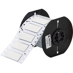 imagen de Brady PermaSleeve B33-500-2-342-2 Funda de impresora troquelada - 1 pulg. x 0.851 pulg. - Blanco - B-342