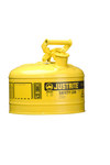 imagen de Justrite Lata de seguridad 7125200 - Amarillo - 2 1/2 gal Capacidad - Acero - 14011
