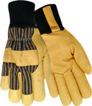 imagen de Red Steer 59260 Black/Yellow Large Grain Pigskin Leather Driver's Gloves - Wing Thumb - 59260-L