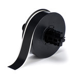 imagen de Brady B30C-1125-595-BK Rollo de etiquetas para impresora - 1.125 pulg. x 100 pies - Vinilo - Negro - B-595