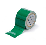 imagen de Brady Toughstripe Verde Cinta para marcado de piso - 3 pulg. Anchura x 100 pies Longitud - Un solo lado Adhesiva - 16123