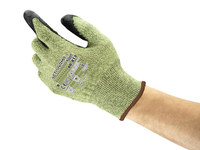 imagen de Ansell ActivArmr 80-813 Black/Gray 7 Cut-Resistant Glove - ANSI A4 Cut Resistance - Neofoam Palm Only Coating - 206489
