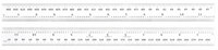 imagen de Starrett Acero templado para muelles Regla de acero - longitud de 11-3/4 pulg. (300mm) - ancho de 25.4mm - espesor de 1.2mm - C636-300