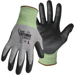 imagen de PIP Boss Blade Defender 1PU7001 Gray Small HPPE Cut-Resistant Gloves - ANSI A4 Cut Resistance - Polyurethane Palm & Fingers Coating - 1PU7001S