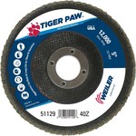 imagen de Weiler Tiger Paw Tipo 29 - Zirconia - 5 pulg. - 40 - Grueso - 51129