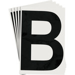 imagen de Brady Toughstripe 121697 Etiqueta en forma de letra - B - Negro - 6 pulg. x 8 pulg. - B-514