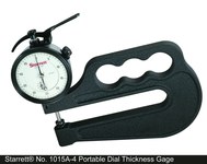 imagen de Starrett Medidor de espesor de esfera portátil - 1015A-4