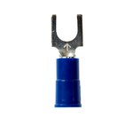 imagen de 3M Scotchlok MV14-10FBX Azul Bloqueo Soldado Vinilo Terminal soldado de horquilla y espada - Longitud 0.85 pulg. - Ancho de horquilla 0.3 pulg. - 58748