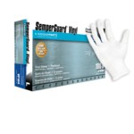 imagen de Sempermed SemperGuard VP Clear Large Powdered Disposable Gloves - Industrial Grade - Smooth Finish - VP104