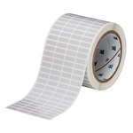 imagen de Brady THT-1-413-10 Rollo de etiquetas troqueladas para impresoras - 0.75 pulg. x 0.25 pulg. - Poliéster - Plateado - B-413