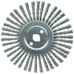 imagen de Weiler 94199 Wheel Brush - 10 in Dia - Knotted Steel Bristle