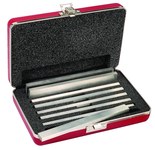 imagen de Starrett Juego de paralelas de acero - longitud de 6 pulg. (150mm) - ancho de 1/2 - 3/8 - 5/8 -1 pulg. (13 - 10 - 16 - 25mm) - espesor de 1/4 pulg. (6mm) - S384-1Z