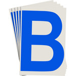 imagen de Brady Toughstripe 121701 Etiqueta en forma de letra - B - Azul - 6 pulg. x 8 pulg. - B-514