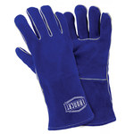 imagen de West Chester Blue Small Split Cowhide Welding Glove - Wing Thumb - 12.5 in Length - 9012L