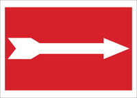 imagen de Brady B-555 Aluminio Rectángulo Cartel de sensibilización de seguridad Rojo - 10 pulg. Ancho x 7 pulg. Altura - 43343