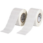 imagen de Brady THT-9-427-10 Rollo de etiquetas troqueladas para impresoras - 1 pulg. x 1.437 pulg. - Vinilo - Transparente/Blanco - B-427