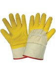 imagen de Global Glove Gripster Tuff 660E White XL Canvas/Cotton Work Gloves - Rubber Full Coverage Except Cuff Coating - Rough Finish - 660E/XL