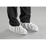 imagen de Ansell Microchem Disposable Shoe Covers 2000 ‭WH20-B-92-400-00‬ - Size 8 to 12 - White - 17929