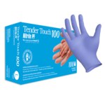 imagen de Sempermed Tender Touch 100 Pequeño Nitrilo Guantes de examinación - Grado Examen - acabado Con textura - 841277-10638