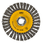 imagen de DEWALT HP 22527 Cepillo de rueda - Anudado - Circular trenzado Acero inoxidable cerda