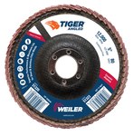 imagen de Weiler Tiger Angled Flap Disc 51320 - Ceramic - 5 in - 80 - Medium