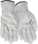 imagen de Red Steer 15110 Gray Large Cowhide Suede Leather Driver's Gloves - Keystone Thumb - 15110-L