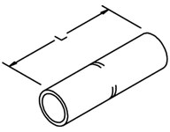 imagen de 3M Scotchlok 10010 White Copper Barrel Connector - 2.25 in Length - 0.813 in Outside Diameter - 12857