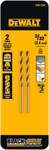 imagen de DEWALT Broca de longitud de trabajo - Punta Dividir 135° - Acabado Negro Y Oro - Longitud Total 2 1/4 pulg. - Acero de alta velocidad - Vástago 3-Planos - DW1106