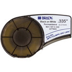 imagen de Brady Permasleeve M21-187-C-342 Printer Label Cartridge - 0.335 in x 7 ft - Polyolefin - Black on White - B-342 - 89994
