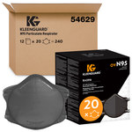 imagen de Kimberly-Clark KleenGuard Particulate Respirator 3300, RA3316 54629 - Size Standard - Grey