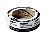 imagen de 3M Tartan 5142-36A Tan Tartan Utility Masking Tape - 29 mm Width x 55 m Length