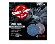 imagen de 3M Scotch-Brite Disco de cambio rápido 65000 - 4 1/2 pulg. - Óxido de aluminio cerámico - Grueso