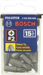 imagen de Bosch #2 Phillips Puntas de inserción P2115TCB - Acero con alto contenido de carbono - 1 pulg. Longitud - 38717