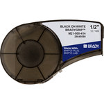 imagen de Brady BradyGrip M21-500-414 Cartucho de cinta de impresora - 1/2 pulg. x 10 pies - Poliéster - Blanco - B-414