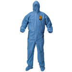 imagen de Kimberly-Clark Kleenguard Chemical-Resistant Coveralls A60 45093 - Size Large - Blue