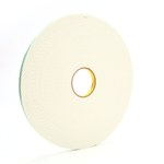 imagen de 3M 4008 Off-White Double Sided Foam Tape - 1/2 in Width x 36 yd Length - 1/8 in Thick - 06450