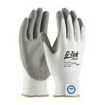 imagen de PIP G-Tek 3GX 19-D330 Gray/White Small Cut-Resistant Gloves - ANSI A4 Cut Resistance - Polyurethane Palm & Fingertips Coating - 10.2 in Length - 19-D330/S