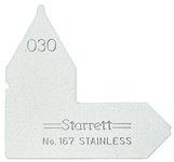 imagen de Starrett Acero Medidor de radio - 167-030
