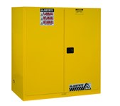 imagen de Justrite Sure-Grip EX Gabinete de almacenamiento de material peligroso 899120 - 110 gal - Amarillo - 11938